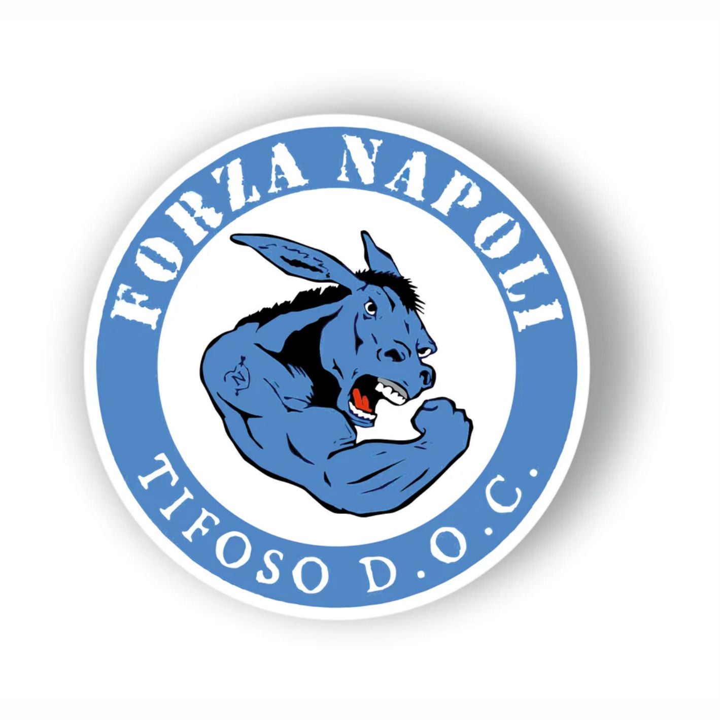 Adesivo Forza Napoli tifoso D.O.C. - Supporter calcio