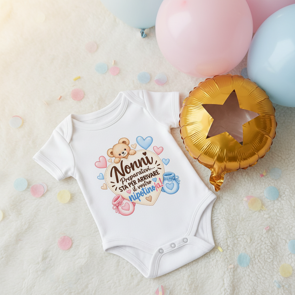 Body Neonato Nonni - Annuncio Palloncini
