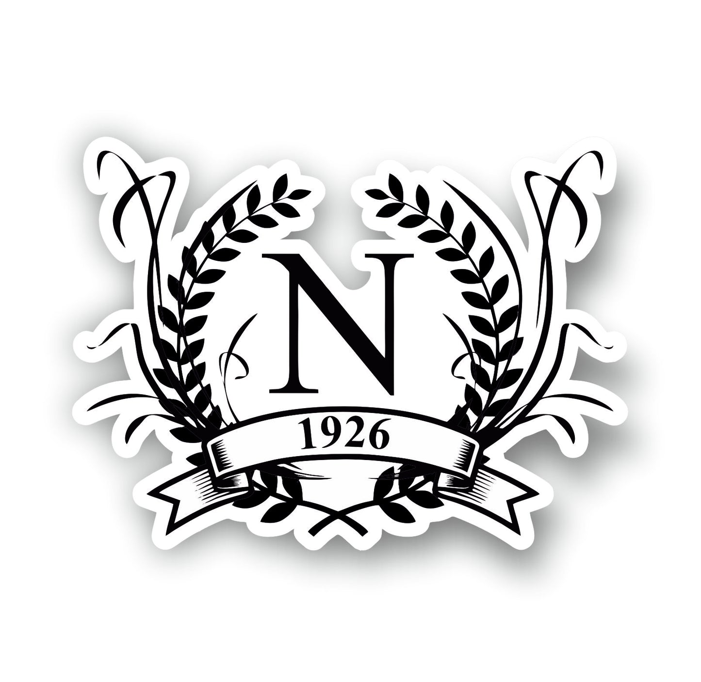 Adesivo ' Napoli 1926 nero '| Supporter calcio | Napoli calcio