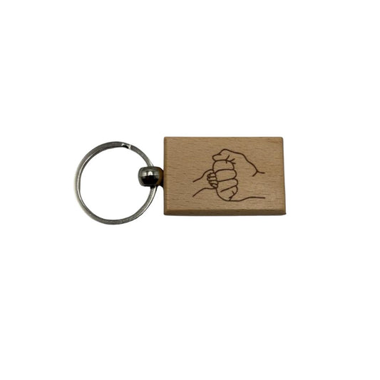 Portachiavi in legno personalizzato – Regalo originale per alberghi, B&B ed eventi