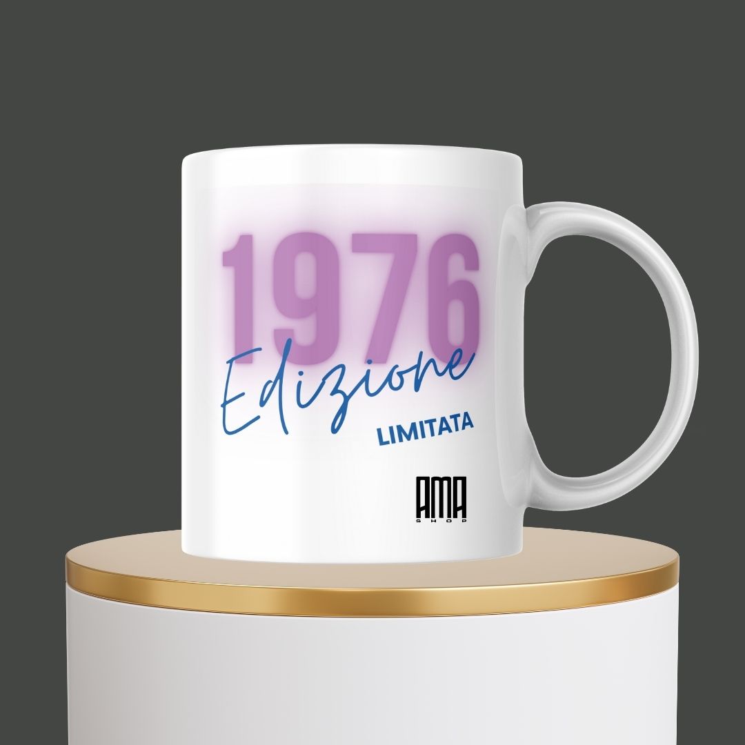 Tazza “Edizione Limitata 1976” personalizzabile