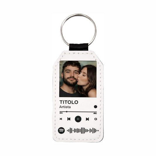 Portachiavi Spotify personalizzabile con foto e canzone