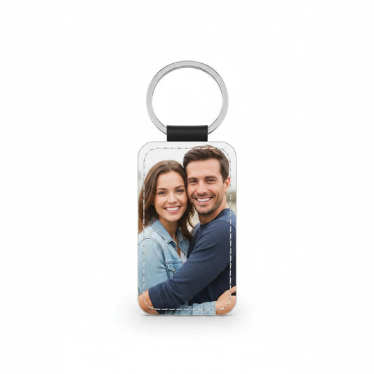 Portachiavi in ecopelle personalizzabile con foto