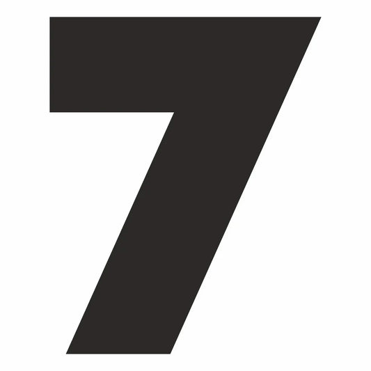 Adesivo Prespaziato Numero Racing | Sticker PVC