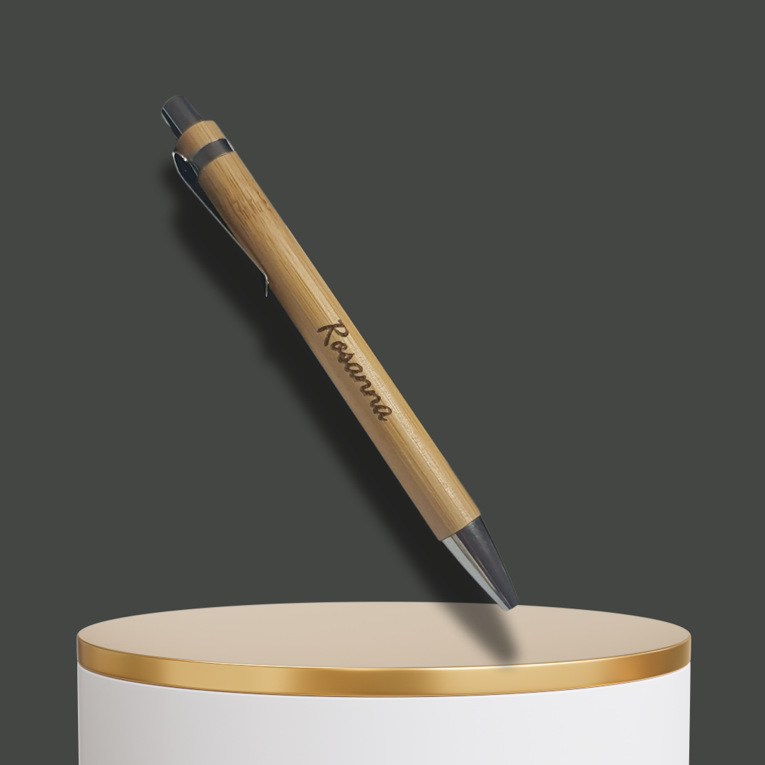 Penna in bamboo personalizzabile