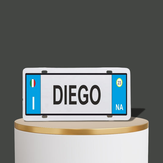Targa in alluminio personalizzabile