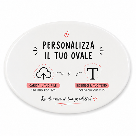 Fuori Porta Personalizzabile in Ceramica - Crea il Tuo