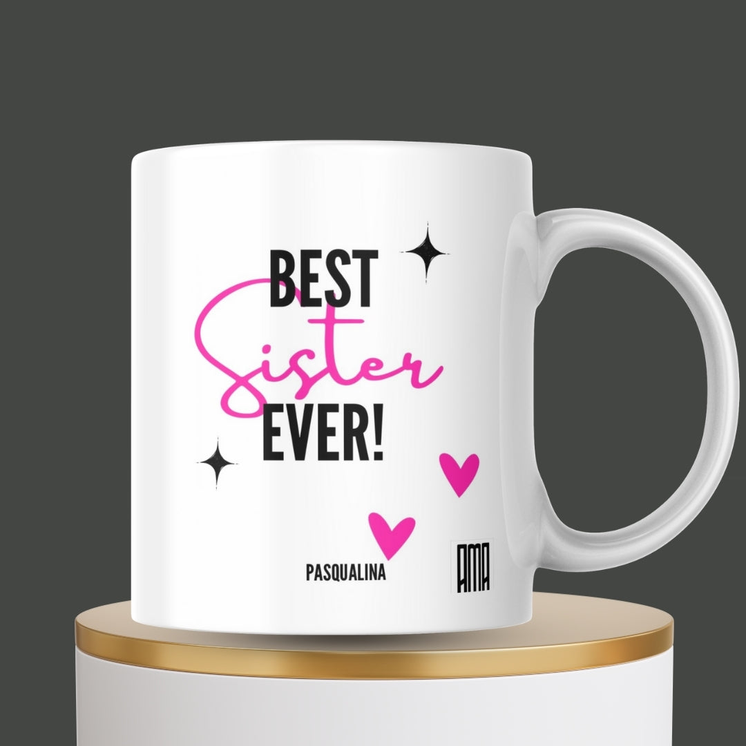 Tazza "Miglior sorella" personalizzabile