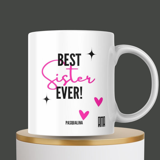 Tazza "Miglior sorella" personalizzabile