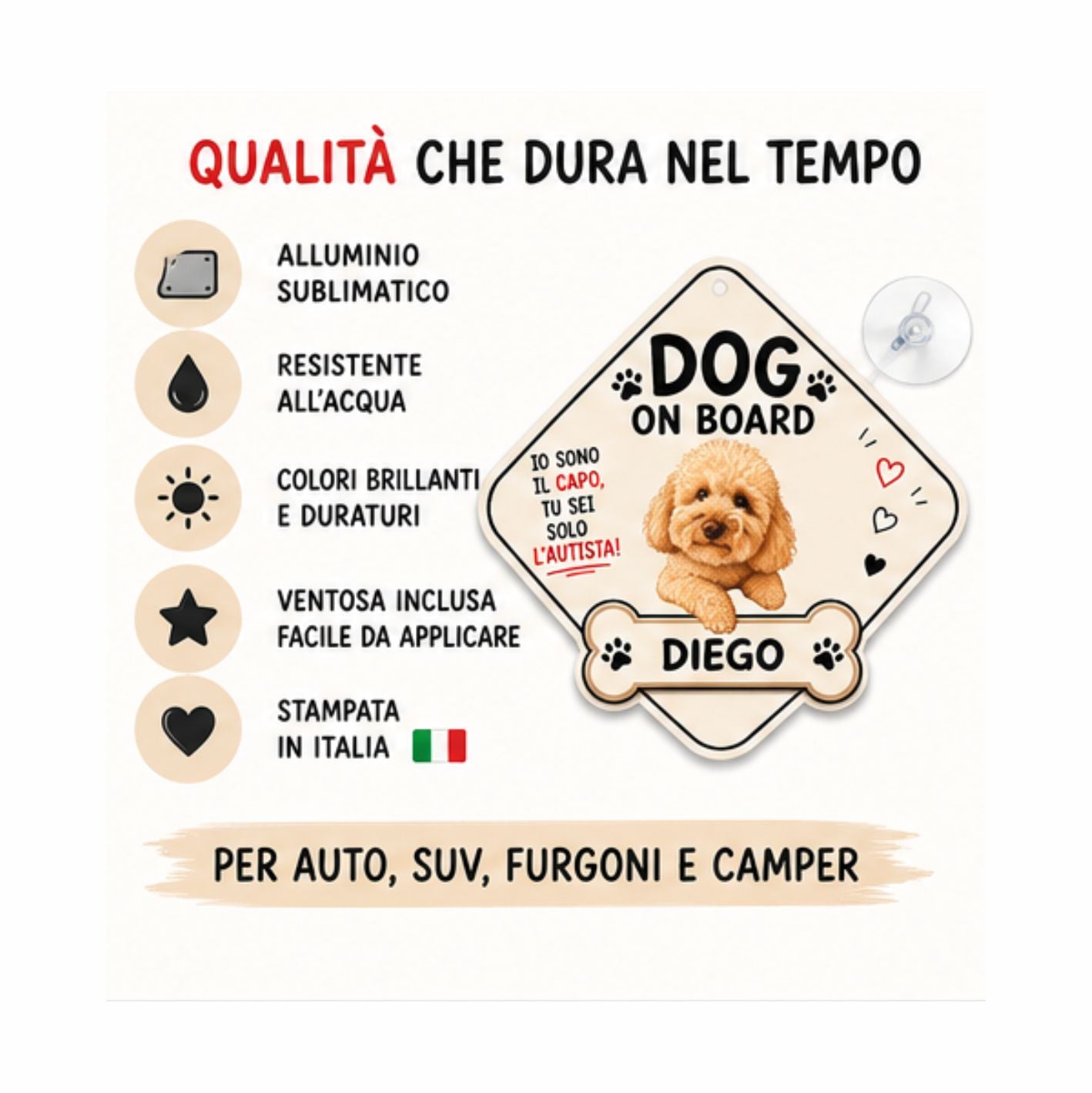 Qualità che dura nel tempo - alluminio sublimatico resistente