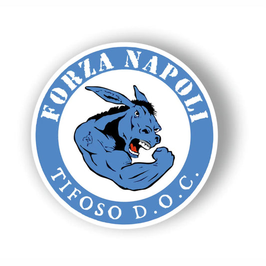 Adesivo Forza Napoli tifoso D.O.C. - Supporter calcio