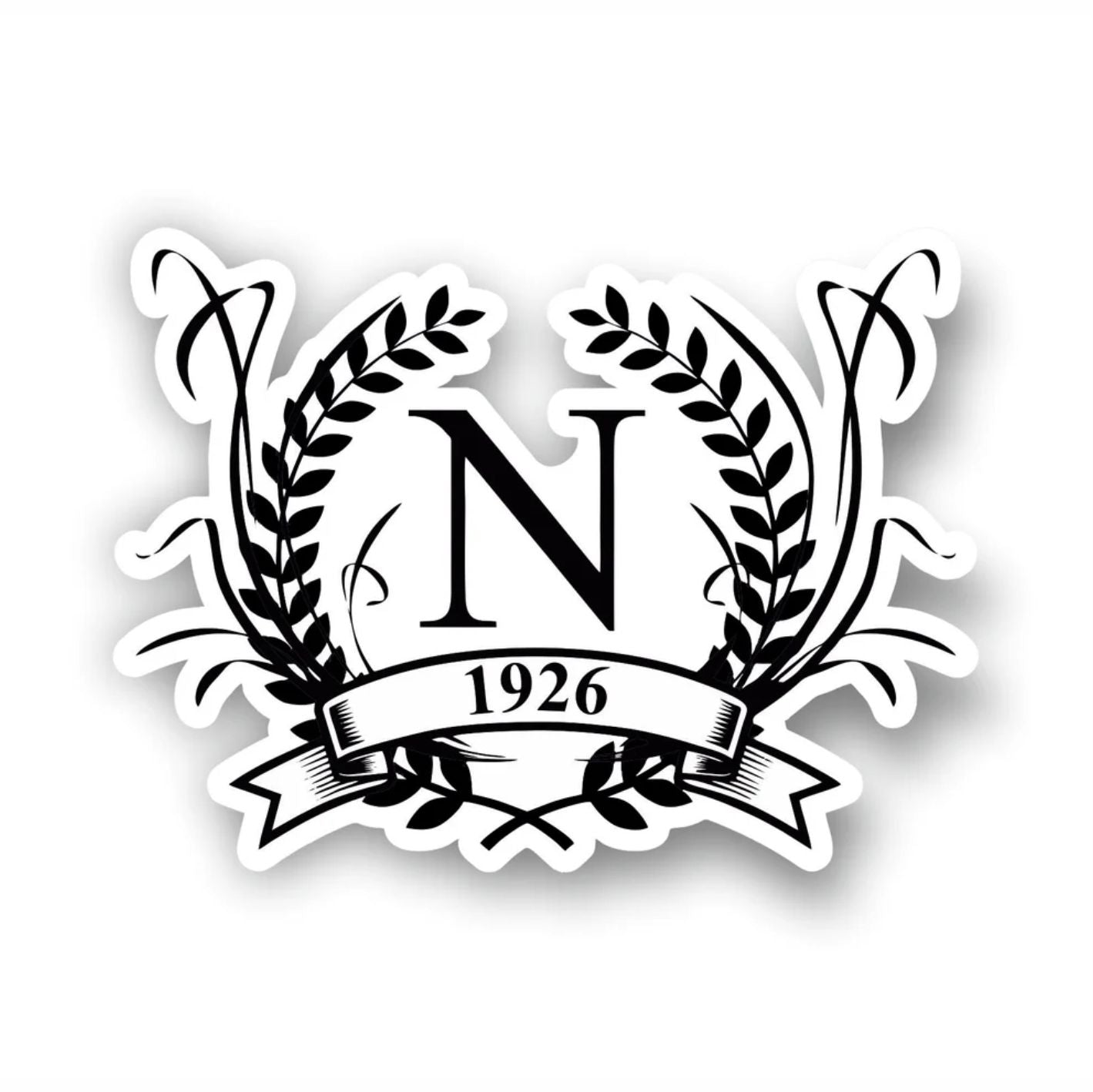 Adesivo Napoli 1926 nero - Supporter calcio