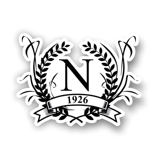 Adesivo Napoli 1926 nero - Supporter calcio