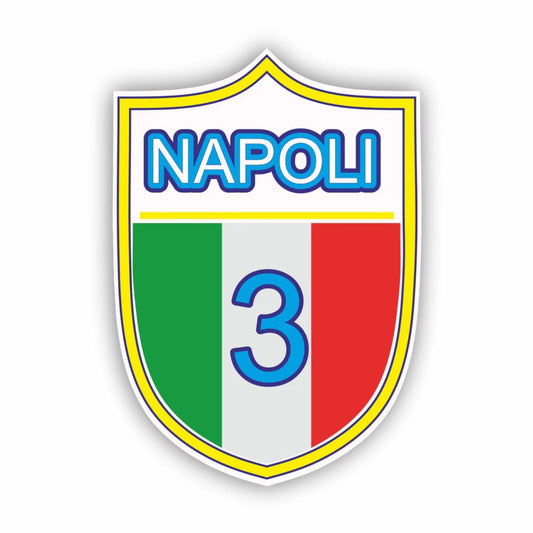 Adesivo Napoli 3° Scudetto - Supporter calcio