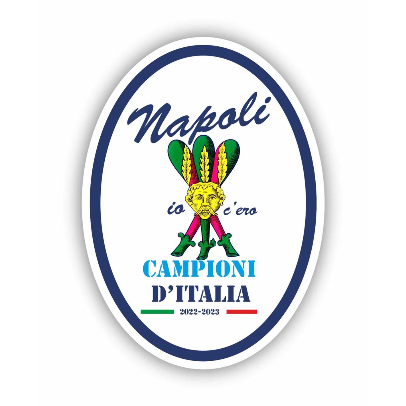 Adesivo Napoli 3 di bastoni - Supporter calcio