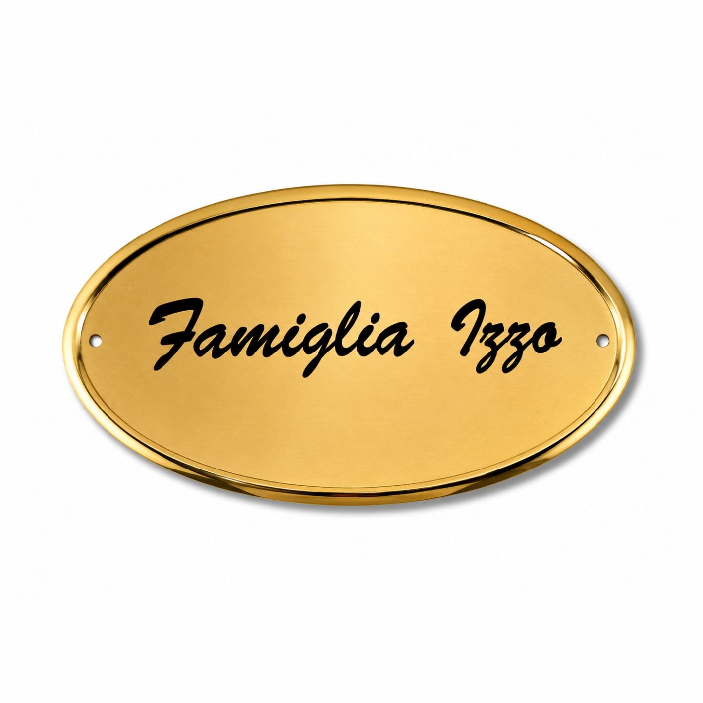 Fuori Porta Personalizzabile in Alluminio | Colore Oro