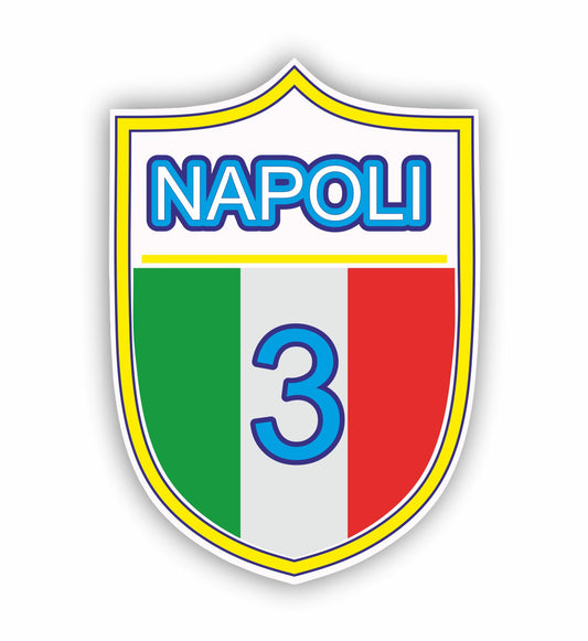 Adesivo Napoli 3° scudetto Napoli| Supporter calcio |