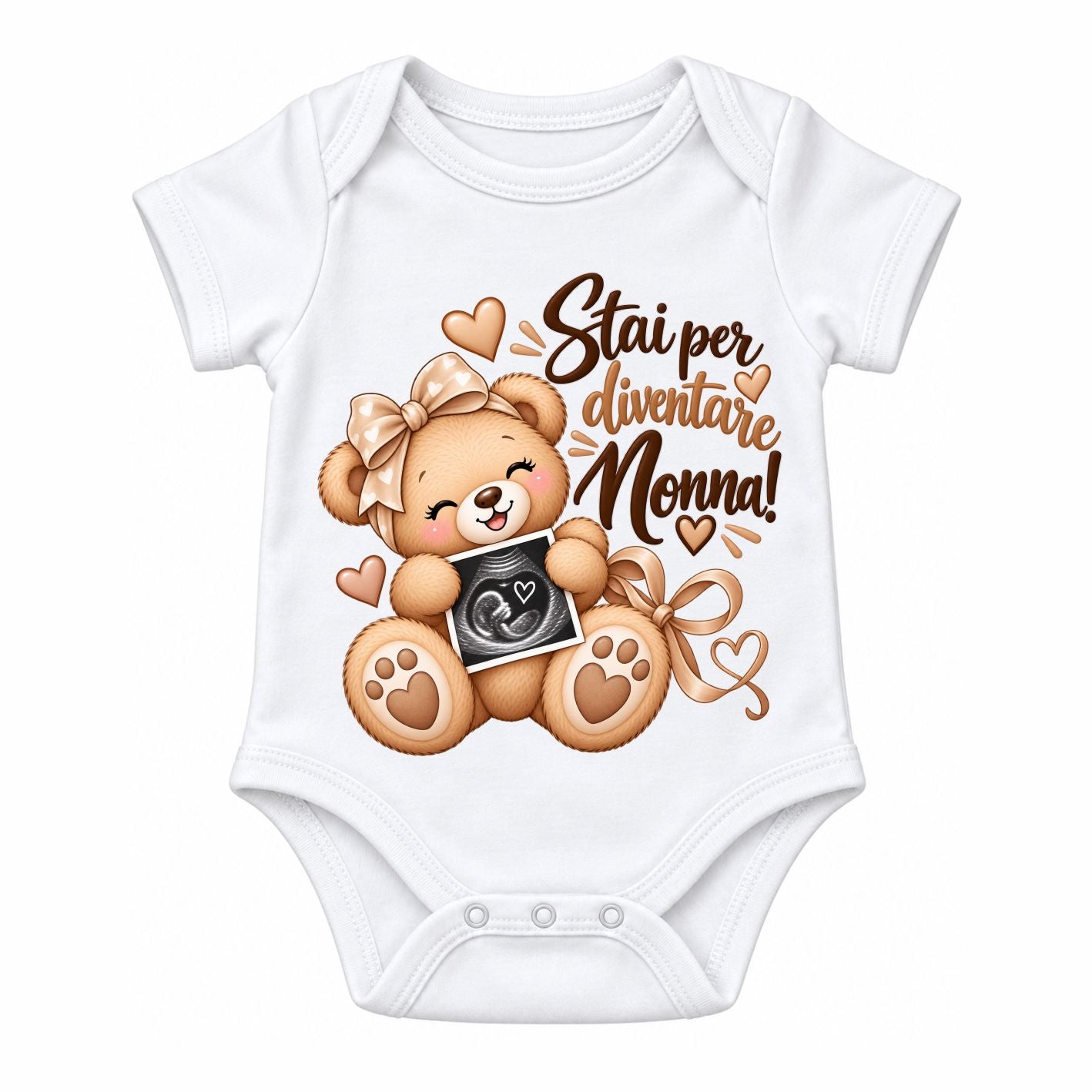 Body Neonato ''Stai per Diventare Nonna!'' | Annuncio Gravidanza | AMA SHOP