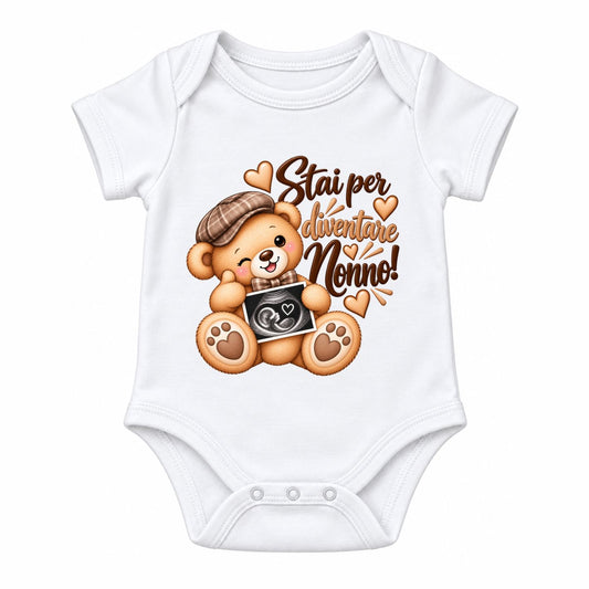 Body Neonato ''Stai per Diventare Nonno!'' | Annuncio Gravidanza | AMA SHOP
