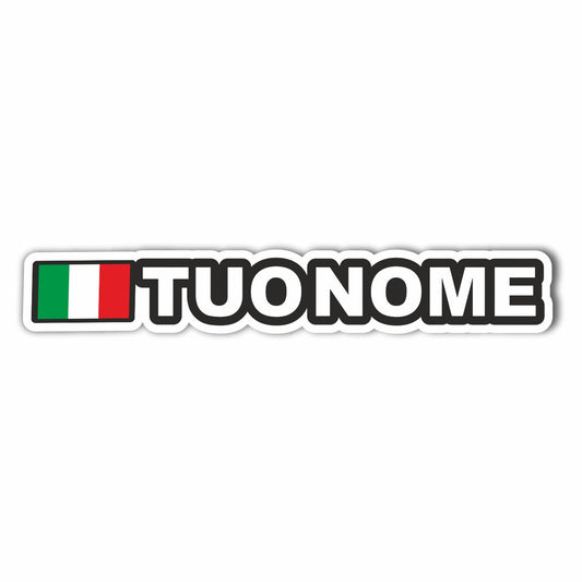Adesivo personalizzato con tuo nome