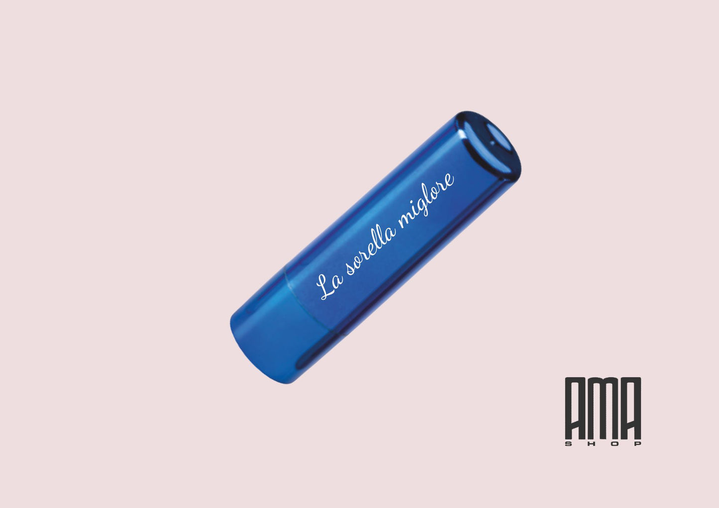 Balsamo per labbra 'BLU' personalizzabile con nome inciso