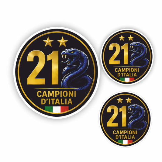Adesivo Seconda Stella Inter 2026 MOD.7 - Sticker PVC + 2 omaggi