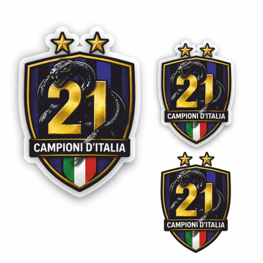Adesivo Seconda Stella Inter 2026 MOD.5 - Sticker PVC + 2 omaggi