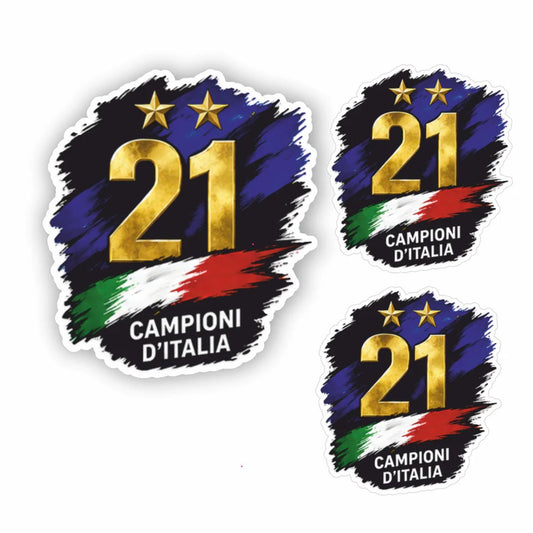 Adesivo Seconda Stella Inter 2026 MOD.6 - Sticker PVC + 2 omaggi