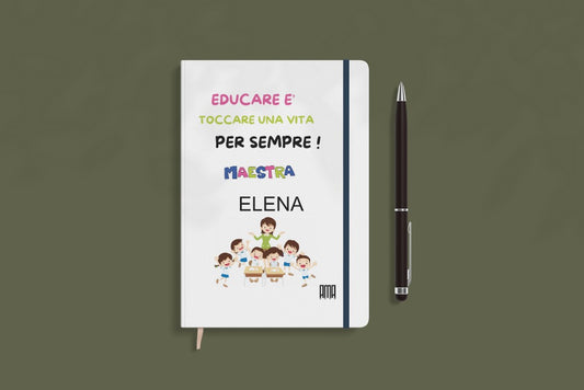 Blocco note ''La maestra'' personalizzabile
