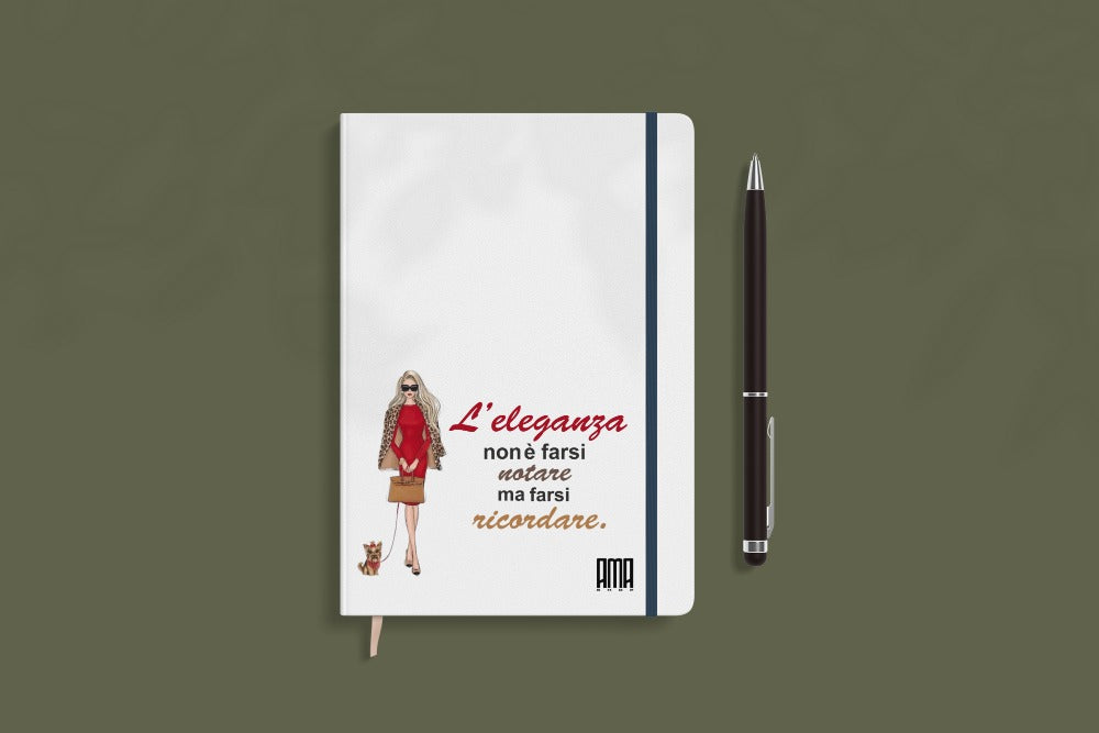 Blocco note ''L' eleganza'' personalizzabile