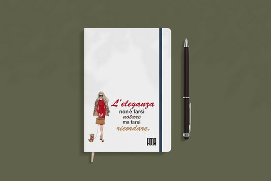 Blocco note ''L' eleganza'' personalizzabile