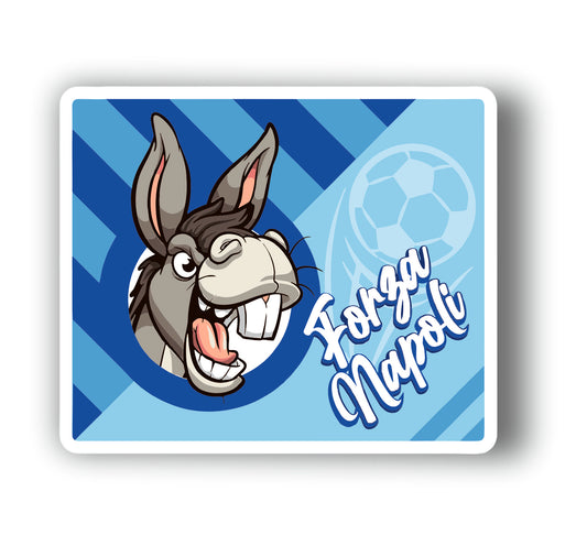 Adesivo 'Forza Napoli'| Supporter calcio | Napoli calcio