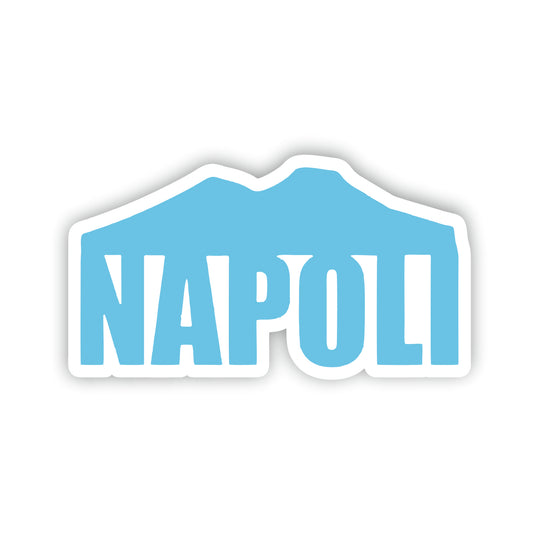 Adesivo ' Napoli con vesuvio '| Supporter calcio | Napoli calcio