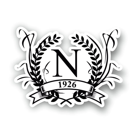 Adesivo ' Napoli 1926 nero '| Supporter calcio | Napoli calcio