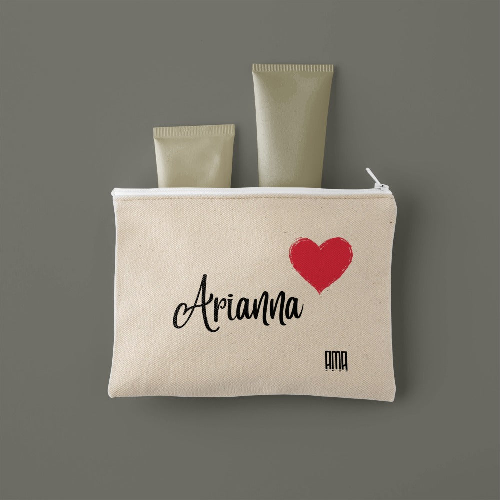 Pochette 'Cuore!' personalizzabile con nome