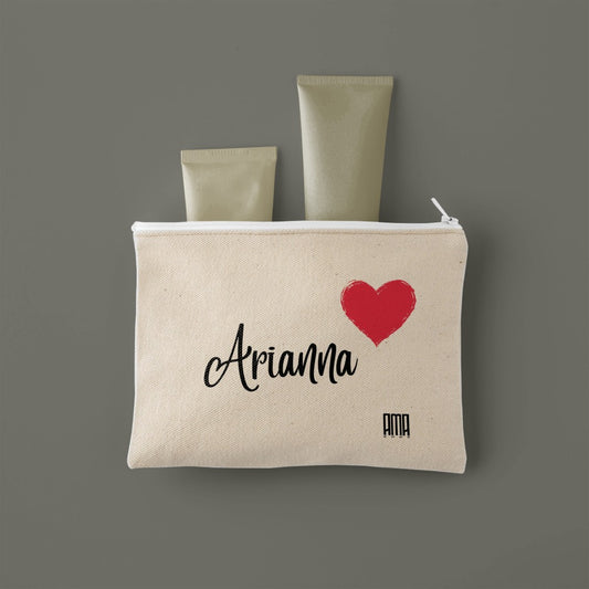 Pochette 'Cuore!' personalizzabile con nome