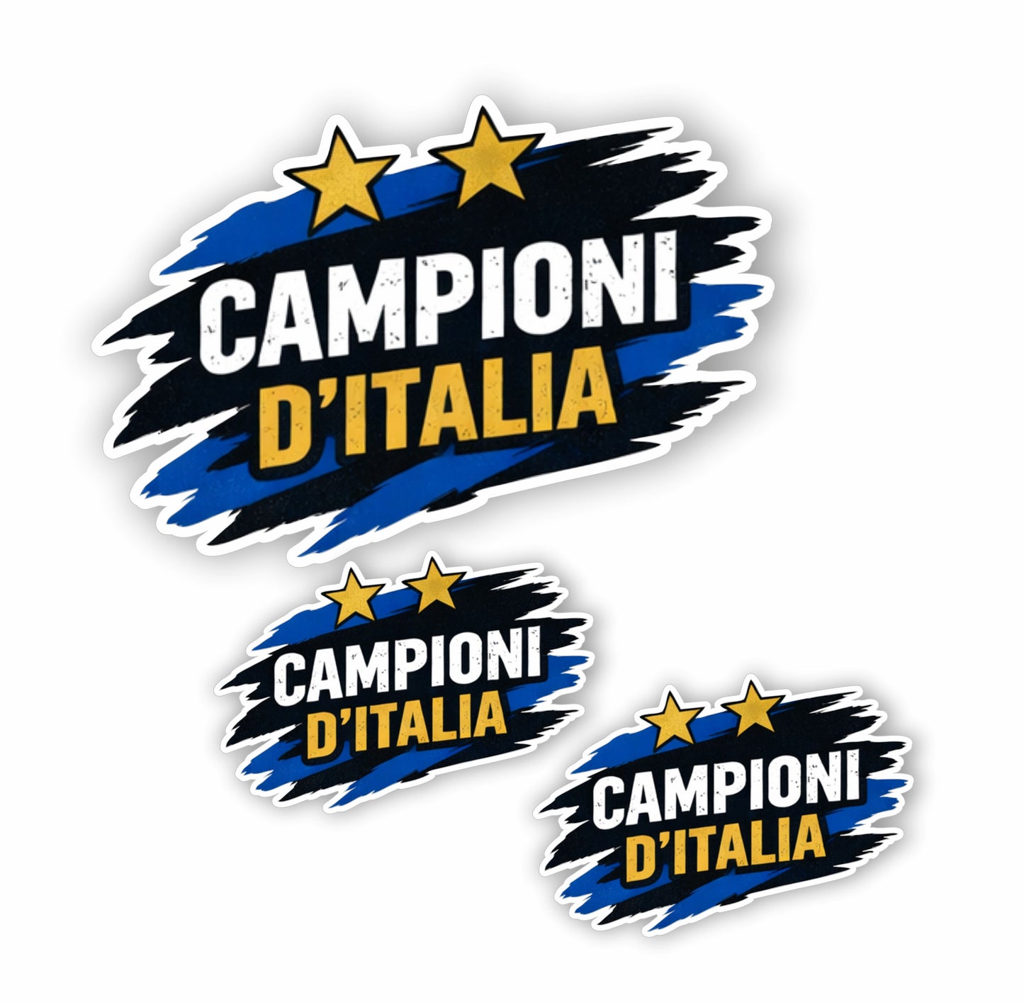Adesivo Seconda Stella Inter 2026 mod.1 – Sticker PVC Impermeabile per Auto e Moto + 2 Adesivi Omaggio 10 cm