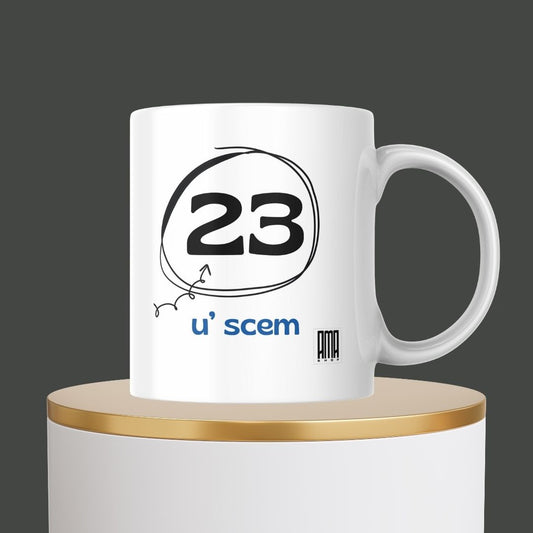 Tazza “23 u scem” personalizzabile