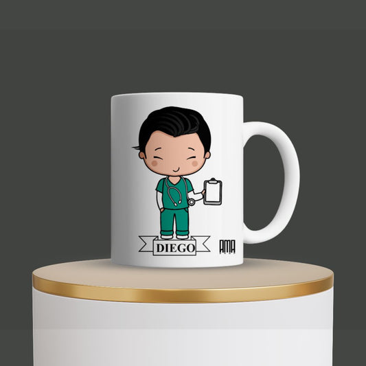 Tazza "Infermiere" personalizzabile con nome