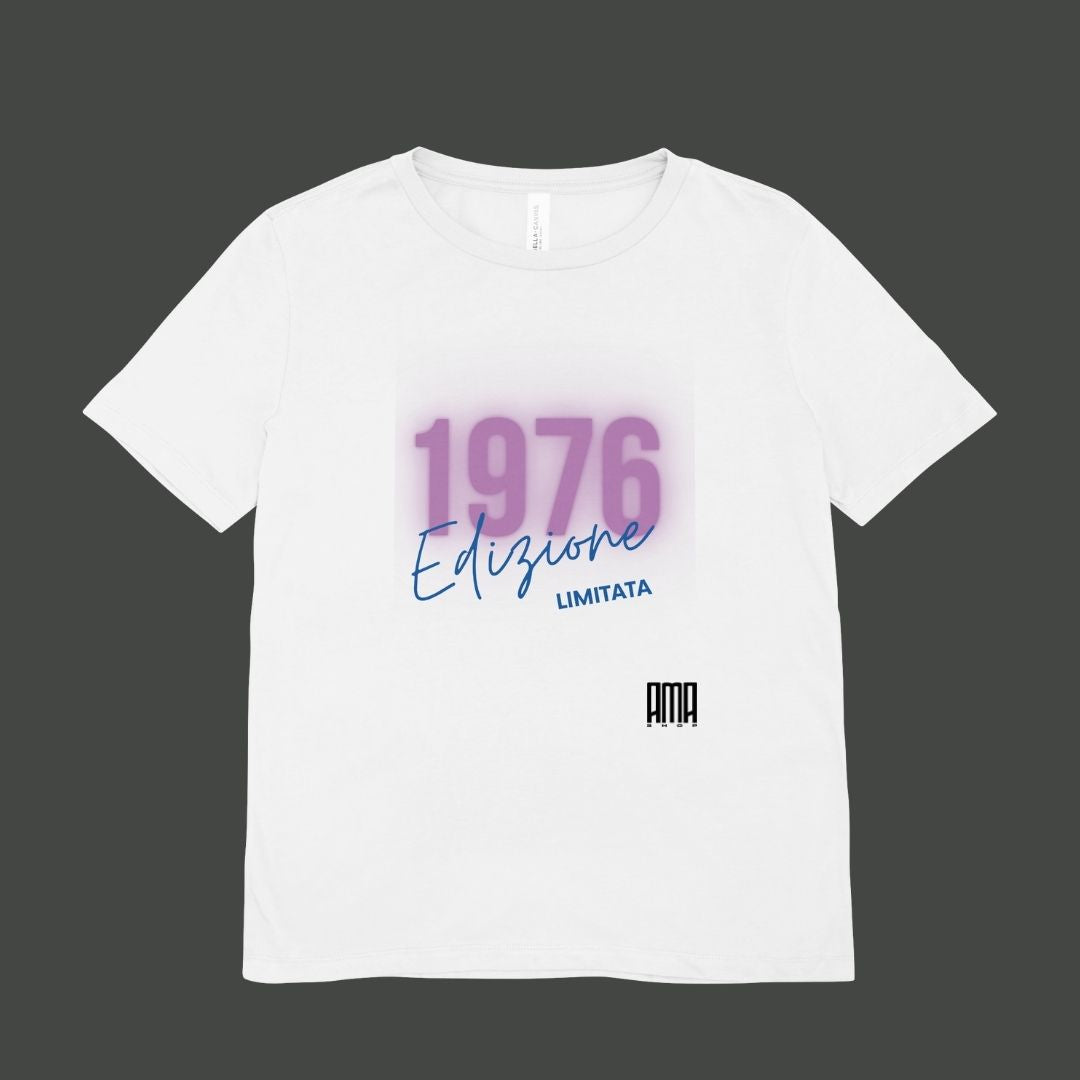 T Shirt ''  Edizione limitata '' personalizzabile con nome e data
